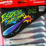 FISHUS Espetit Soft Shad 8cm 12cm